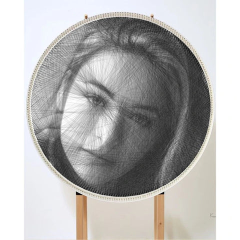 Personalised Thread Art Portrait
