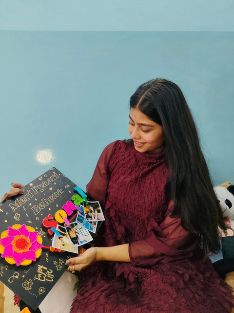 PERSONALISED RAKHI GIFT BOARD FOR SISTER