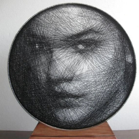 Personalised Thread Art Portrait