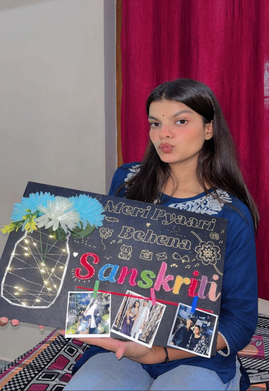 PERSONALISED HANDMADE SISTER GIFT.