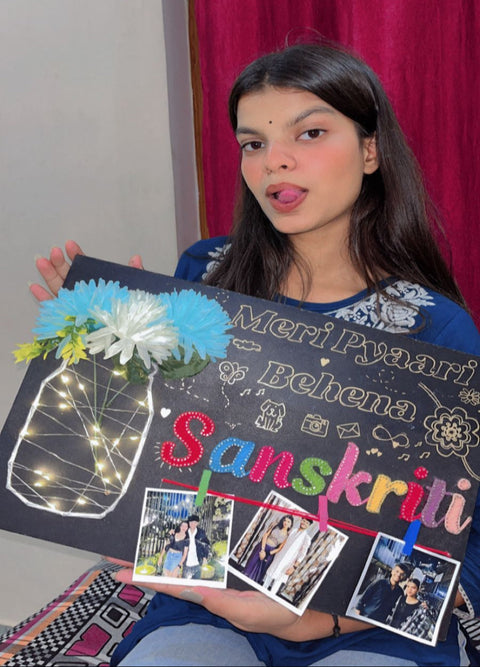 PERSONALISED HANDMADE SISTER GIFT.