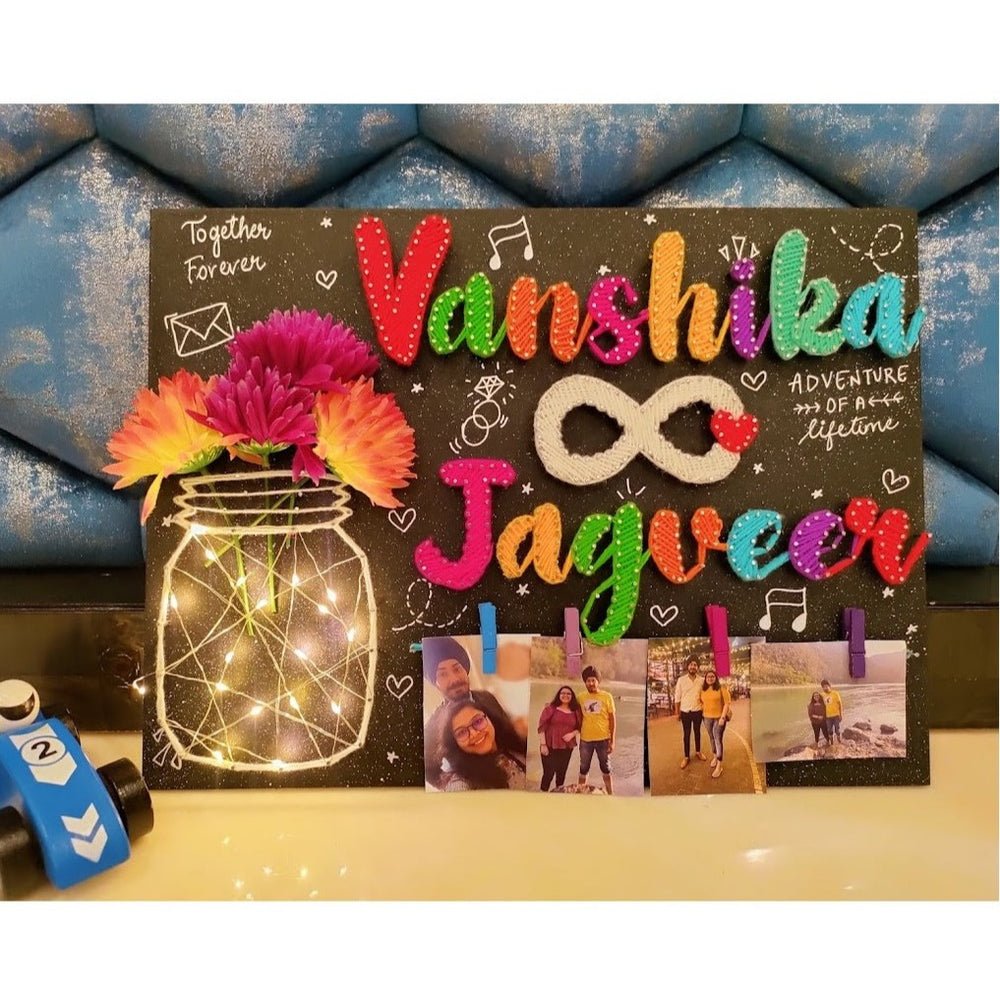 A Couple's Infinity String Art - IIFA GIFTS