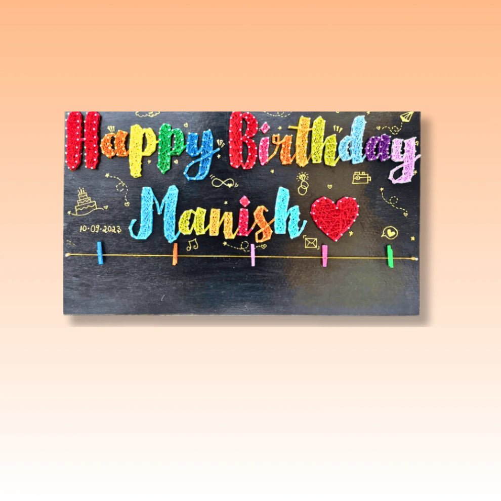 Birthday Serenity String Art - IIFA GIFTS