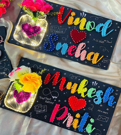 Personalized String Art for Special Anniversaries