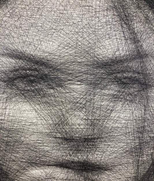 Personalised Face Thread Art Portrait | Square Board - IIFA GIFTS