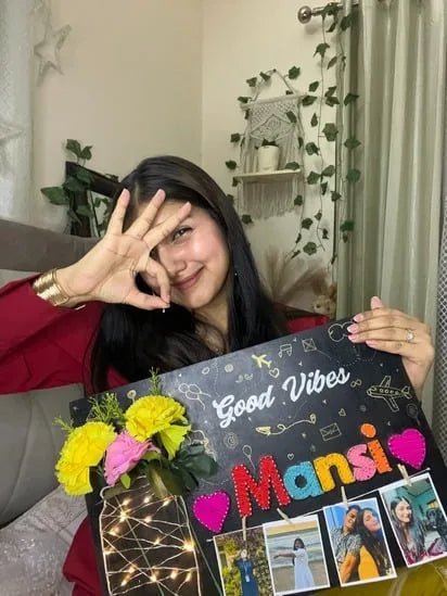 Personalised Name String Art & Photo Display Board | Custom Good Vibes Wall Decor - IIFA GIFTS