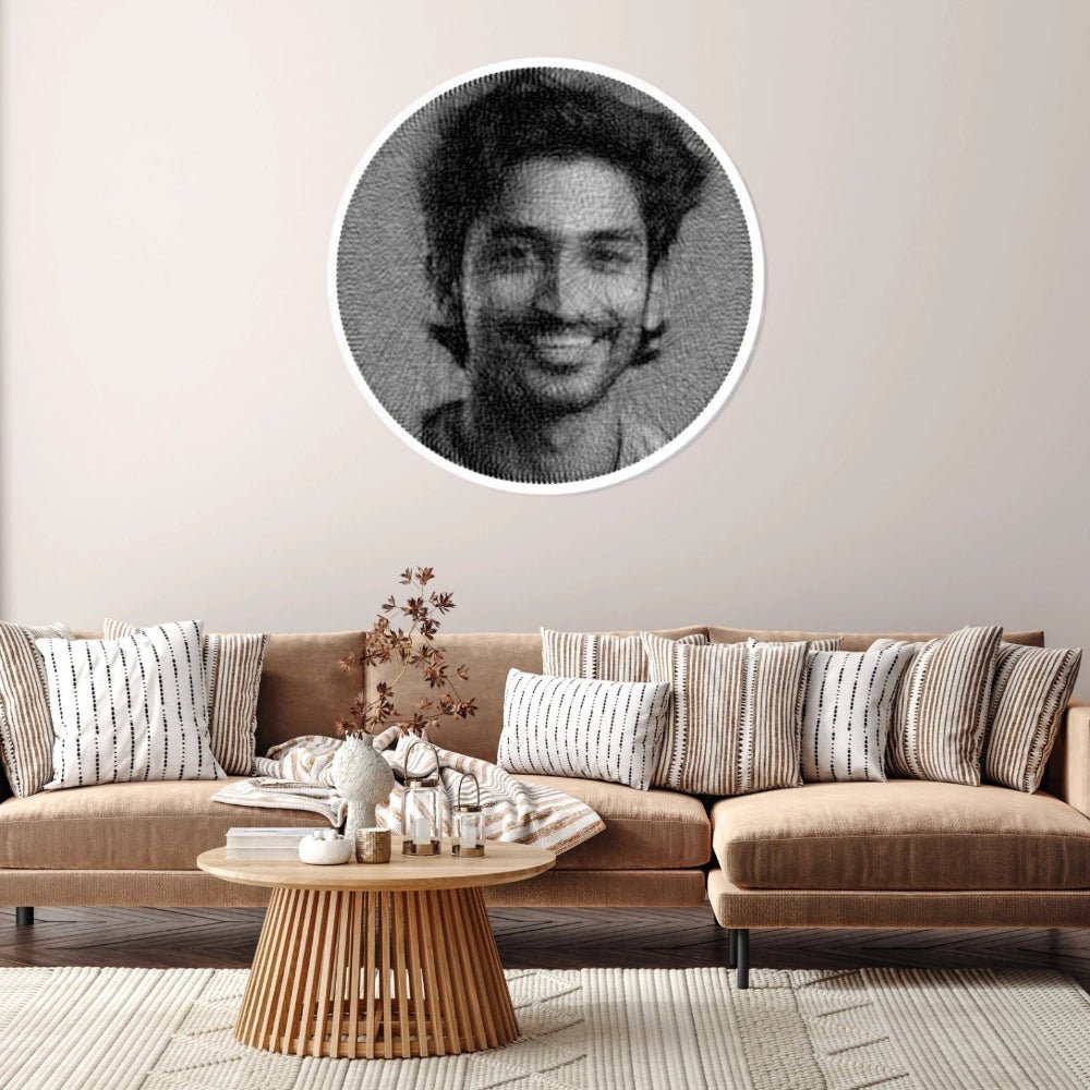 Personalised Thread Art Portrait - IIFA GIFTS