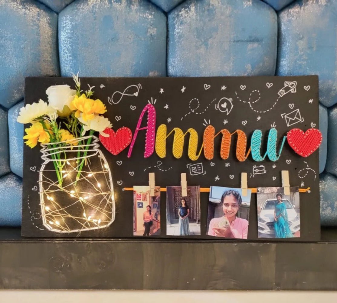 String art Nameplate for Loved Ones - IIFA GIFTS